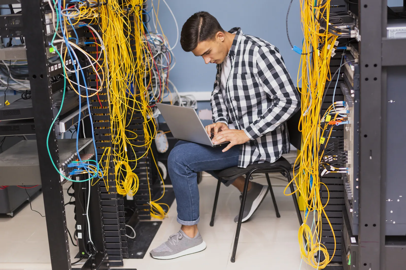 An engineer migrating a website onto ADhostCo servers